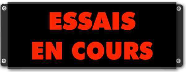 Afficheur LED Essais en cours